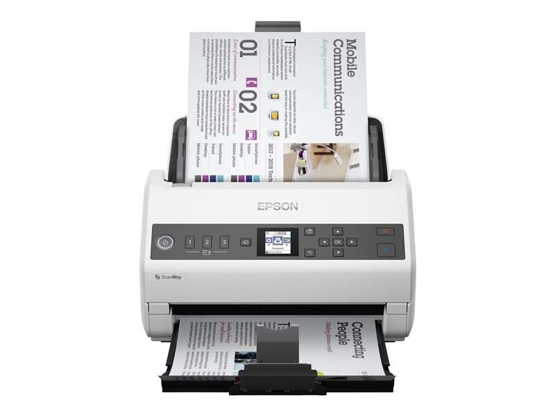 Epson Workforce DS-730N Escaner Documental A4 Duplex 600dpi - Velocidad de Escaneo 40ppm