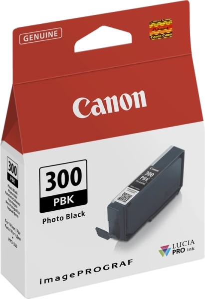 Canon PFI300 Negro Photo Cartucho de Tinta Original - 4193C001/PFI300PBK