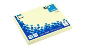 Global Notes inFO Bloc de 100 Notas Adhesivas 100 x 75mm - Certificacion FSC™ - Color Amarillo