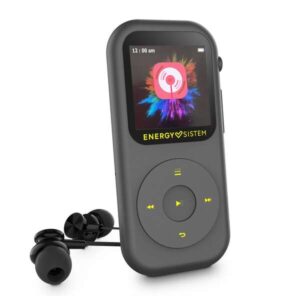 Energy Sistem Reproductor MP4 Handy - 16GB - Bluetooth - Radio FM Integrada - MicroSD 128GB - Color Gris