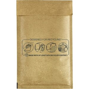 Fellowes Bankers Box Pack de 100 Bolsas de Burbujas Acolchada - Medida 120x210mm - Burbujas Internas para Amortiguacion - Ideal para Productos Fragiles - Tira Autoadhesiva para Cierre - Dimensiones Internas 12x21cm