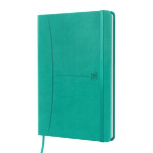 Oxford Signature Cuaderno Cosido Tapa Extradura A5 Dots 5x5 104 Hojas - Cuaderno de Alta Calidad - Tapa Resistente - Formato A5 - Paginas con Puntos 5x5 - 104 Hojas - Color Ice Mint