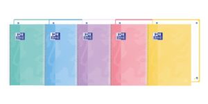Oxford School Touch Europeanbook 1 Cuaderno A4+ 80 Hojas icroperforadas Rayado Dots - Tapa Extradura - Colores Pastel Surtidos