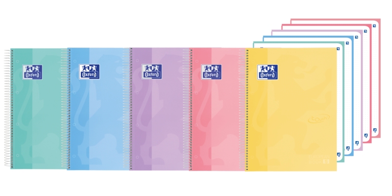 Oxford School Touch Europeanbook 5 Dotbook A4+ - Tapa Extradura - Dots 5x5 - 120 Hojas - Colores Surtidos