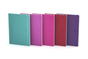 Oxford Signature A5 Cuaderno Cosido - Tapa de Goma Flexible - 80 Hojas Lisas - Colores Surtidos