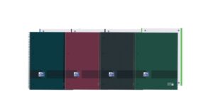 Oxford & You Europeanbook A4+ Tapa Extradura - Cuaderno con 80 Hojas - Tamaño 1 5x5 - Colores Neutros