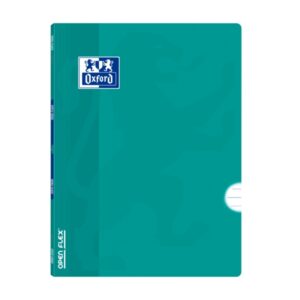 Oxford Libreta Grapada Openflex A4 - Tapa de Plastico Resistente - Grapada para Mayor Durabilidad - 1 Linea con Margen para Organizacion - 48 Hojas de Papel de Alta Calidad