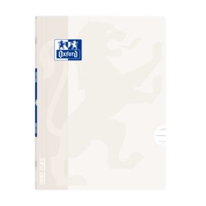 Oxford Libreta Grapada Openflex A4 - Tapa de Plastico Resistente - Grapada para Mayor Durabilidad - Pauta 3.5 con Margen para una Escritura Ordenada - 48 Hojas de Papel Blanco de Alta Calidad