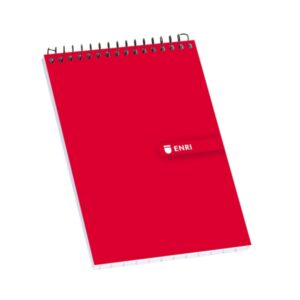 Enri Bloc Espiral 80 Hojas Cuadricula 4x4mm - Tamaño 16º - Resistente Tapa Dura