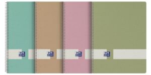 Oxford Nature Europeanbook A4+ Tapa Dura 5x5 80 Hojas - Cuaderno Ecologico - Tamaño A4+ - Tapa Dura Resistente - 80 Hojas Cuadriculadas 5x5