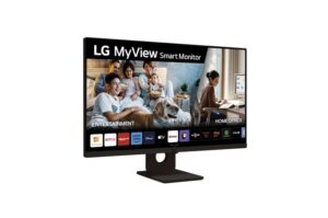 LG MyView Smart Monitor LED 27" LCD IPS FullHD 1080p 60Hz HDR10 - Smart TV - Angulo de Vision 178º - Altavoces - WiFi, Bluetooth, HDMI, USB-A - VESA 100x100mm
