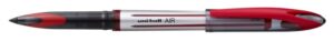 Uni-ball AIR UBA-188-L Rollerball - Punta de Bola 0.7mm - Escribe como Pluma Estilografica - Tinta Pigmentada Resistente al Agua y Luz - Color Rojo