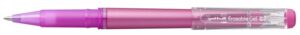 Uni-ball UF-222 Roller de Gel Borrable - Punta de Bola 0.7mm - Tinta Termosensible - Doble Goma Borradora - Color Rosa