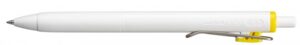Uni-ball UMN-S-07 Boligrafo de Tinta Gel Retractil - Punta de Bola 0.7mm - Escritura Ultra Fluida - Agarre Suave y Comodo - Color Amarillo