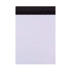 Apli Pack de 50 Bolsas de Polipropileno Opacas con Cierre Adhesivo - Alta Resistencia - Flexibles - Opacas para Privacidad - Color Blanco