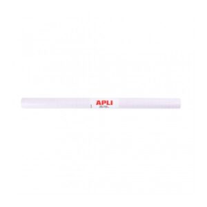 Apli Rollo de Polipropileno Transparente 1.5x0.33m - Adhesivo Reposicionable - Sistema Easy Peel - Cuadricula de Precision - Alta Resistencia a Arañazos y Roturas - No Amarillea
