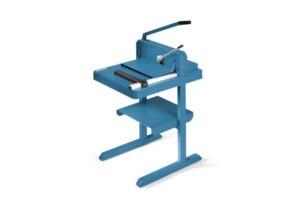 Dahle 842 Guillotina para Gruesos de Palanca con Capacidad hasta 300 Hojas - Cuchilla Superior Acero de Solingen - Mesa Metalica - Regleta de Corte Cambiable