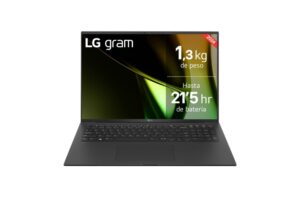 LG Gram 17Z90S-G.AD78B Portatil 17" Intel Evo Core Ultra 7 155H - 32GB - 1TB SSD - W11 Home 64 - Color Negro - Teclado QWERTY (ES)