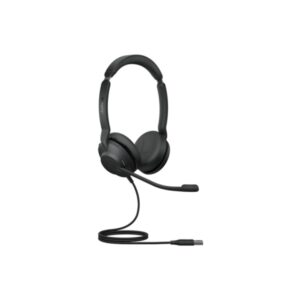 Jabra Evolve2 30 MS Auriculares con Microfono USB - Cancelacion de Ruido - Diadema Ajustable - Controles en Auricular - Cable de 1.5m - Color Negro