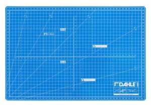 Dahle 10691 Plancha de Corte A3 30x45cm - 5 Capas con Nucleo Resistente al Corte - Lineas de Orientacion - Color Azul