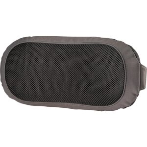 Fellowes I-Spire Series Cojin Lumbar - Correa Ajustable - Fabricado en Suave Espuma - Color Negro/Gris