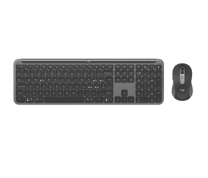 Logitech MK950 Pack Inalambrico USB Teclado Multimedia + Raton 1000dpi - Botones Easy-Switch - Color Grafito