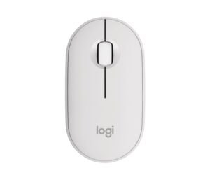 Logitech Pebble Mouse 2 M350s Raton Inalambrico USB 1000dpi - Multidispositivo - Uso Ambidiestro - Color Blanco