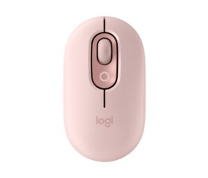 Logitech POP Mouse Raton Inalambrico 1000dpi - 4 botones - Multidispositivo - Color Rosado