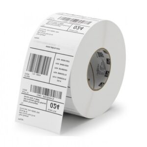 Godex Pack de 10 Rollos de 7500 Etiquetas de Transferencia Termica - 7500 Etiquetas por Rollo - Medidas 100x50mm - Color Blanco Mate