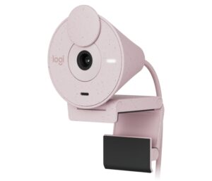 Logitech Brio 300 Webcam Full HD - 2 Megapixeles - Campo Visual 70º - Color Rosado