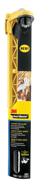 3M Hand-Masker Cuchilla para Dispensador de Enmascarar - 30.4cm - Corte Recto - Acero Inoxidable - Color Negro/Amarillo