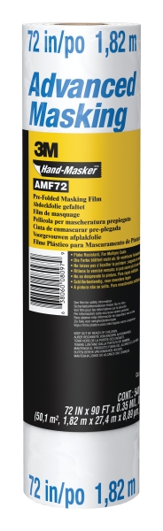3M Hand-Masker Film para Enmascarar - 1.82x27.4m - Color Transparente