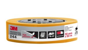 3M Cinta de Enmascarar Profesional - Multisuperficie - 30mm x 50m - 100% PEFC - Color Naranja