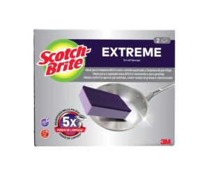 Scotch-Brite Extreme Pack de 2 Estropajos de Cocina - Color Morado