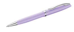 Pelikan Jazz Pastel Boligrafo con Mecanismo de Giro - Punta Mediana - Cuerpo Lacado - Recargable - Color Lavanda Pastel