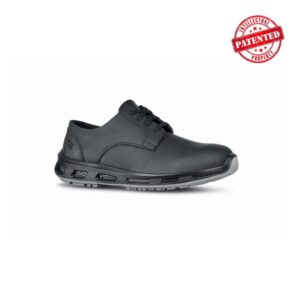 Upower Greg O ESD Calzado de Seguridad Bajos - Talla 48 - Parte Superior Hidrofuga, Suela PU/PU Infinergy, Proteccion 02 FO SR, Ligeros y Comodos - Color Gris Oscuro
