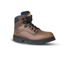 Upower Tribal S Calzado de Seguridad Botines - Talla 47 - Empeine Piel Pull-Up Engrasado, Puntal Composite, Antiperforacion, Transpirables, Antideslizantes, Suela PU/PU, Proteccion S3S FO SR - Color Marron