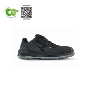 Upower Ember UK S ESD Calzado de Trabajo Carbon Neutral - Talla 48 - Seguridad S3S CI FO SR, Anti-Perforacion, Puntera AirToe Composite, Suela Antideslizante - Color Negro