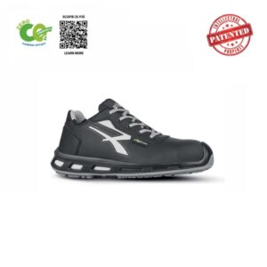 Upower Aspen UK S ESD Calzado de Seguridad Ecologicos - Talla 48 - Puntera AirToe Aluminium, Antiperforacion, Suela PU, Transpirables, Antideslizantes, Proteccion S3S CI FO SR - Color Negro