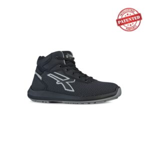 Upower Velar S ESD Calzado de Seguridad - Talla 48 - Puntera AirToe Aluminium, Antipinchazos, Resistente a la Abrasion, Alta Transpirabilidad, Suela PU/PU High Rebound - Color Negro