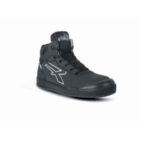 Upower Bob S ESD Calzado de Seguridad - Talla 48 - Resistencia a la Abrasion, Transpirables, Antideslizantes, Antiaceite, Puntera AirToe Aluminium, Proteccion S3S CI FO SR - Color Negro