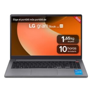 LG Gram 15UD50T-G.AX55B Portatil 15" Intel Core i5-1334U - 16GB - 512GB SSD - Color Plata - Teclado QWERTY (ES)