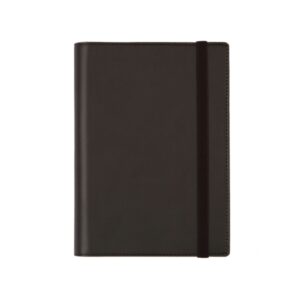 Finocam Duoband Agenda con Bloc de Notas en Catalan - Anual 2026 - Formato E5 - 130x15x192mm - Semana Vista Horizontal - Color Negro