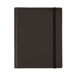 Finocam Duoband Agenda con Bloc de Notas - Anual 2026 - Formato E10 - 168x15x226mm - Semana Vista Horizontal - Color Negro
