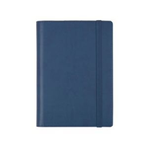 Finocam Duoband Agenda con Bloc de Notas en Catalan - Anual 2026 - Formato E5 - 136x25x192mm - 1 Dia por Pagina - Color Azul