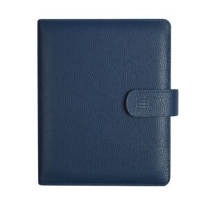 Finocam Open Piel Andrea Agenda Organizador - Formato 1000 - 205x43x249mm - 1 Dia por Pagina - Color Azul