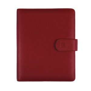 Finocam Open Piel Andrea Agenda Organizador - Formato 1000 - 205x43x249mm - 1 Dia por Pagina - Color Burdeos