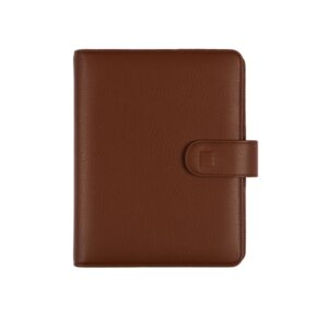 Finocam Open Leo Agenda Organizador - Anual 2026 - Formato 500 - 165x43x210mm - 1 Dia por Pagina - Color Marron