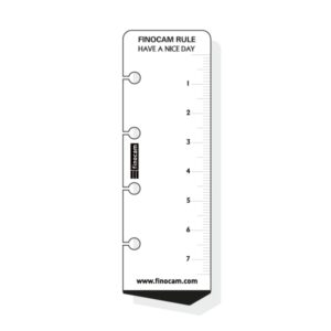 Finocam C159 Regla para Agendas Classic - Formato 601 - 30x95mm - Color Blanco