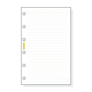 Finocam C241 Recambio para Agendas Classic - Lineas Guia - Formato 602 - 73x114x5mm - Color Blanco